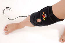 Top View of King Brand BFST Blood Flow Stimulation Knee Wrap