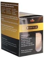 King Brand® Packaged Pre-cut Beige Tape Roll
