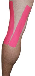 Kingbrand Pink Taping for the Back of the Knee