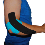 King Brand Elbow Injury Support Tape Taping