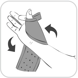 How to put on a King Brand® ColdCure® Wrist Wrap