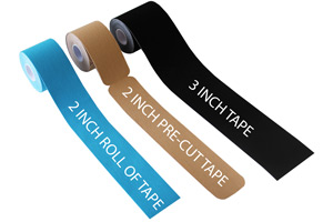 King Brand Tape Comparison 2 inch vs 3 inch Roll Precut Colours