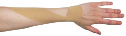 King Brand® Wrist Tendonitis Beige Tape